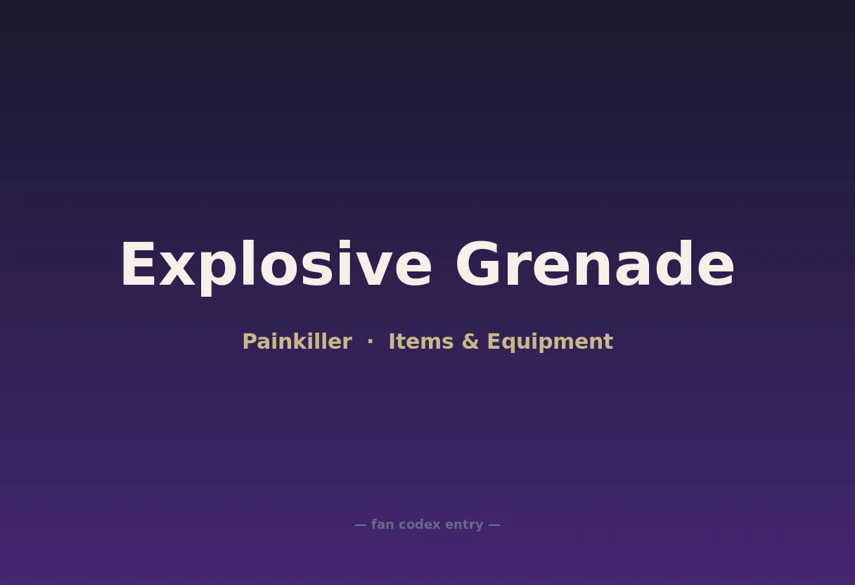 Explosive Grenade